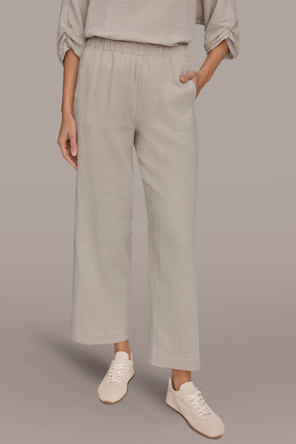 MID-RISE STRAIGHT-LEG PANT