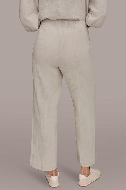 MID-RISE STRAIGHT-LEG PANT