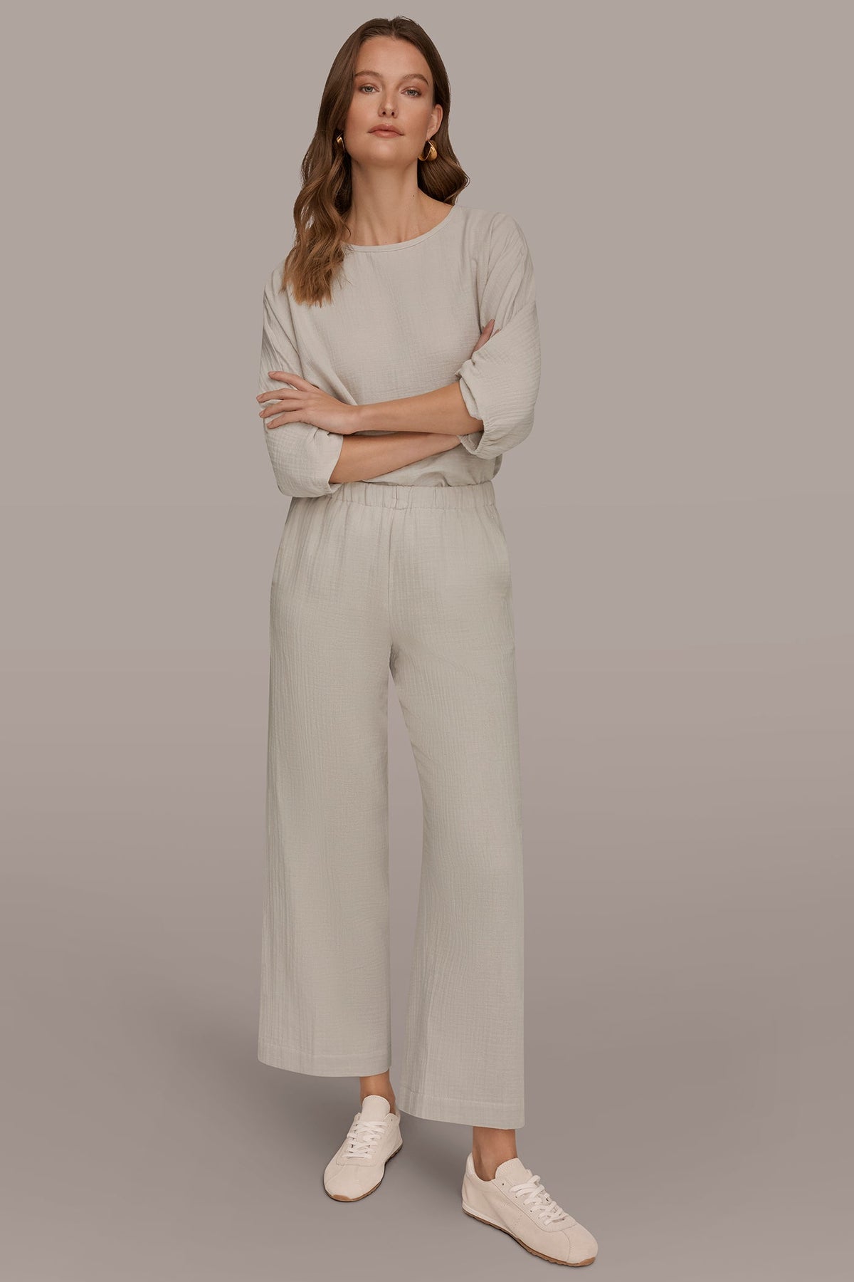 MID-RISE STRAIGHT-LEG PANT