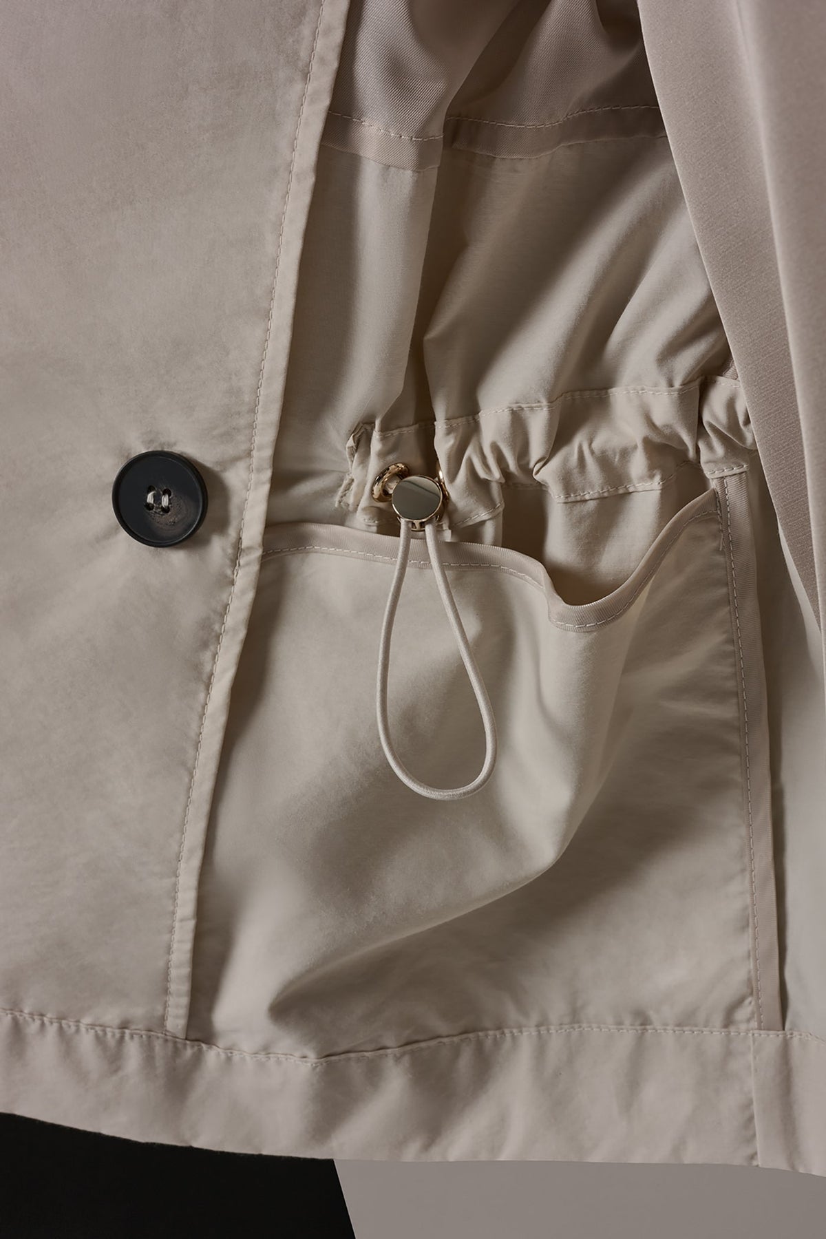 LONG SLEEVE DOUBLE BREASTED TRENCH JACKET