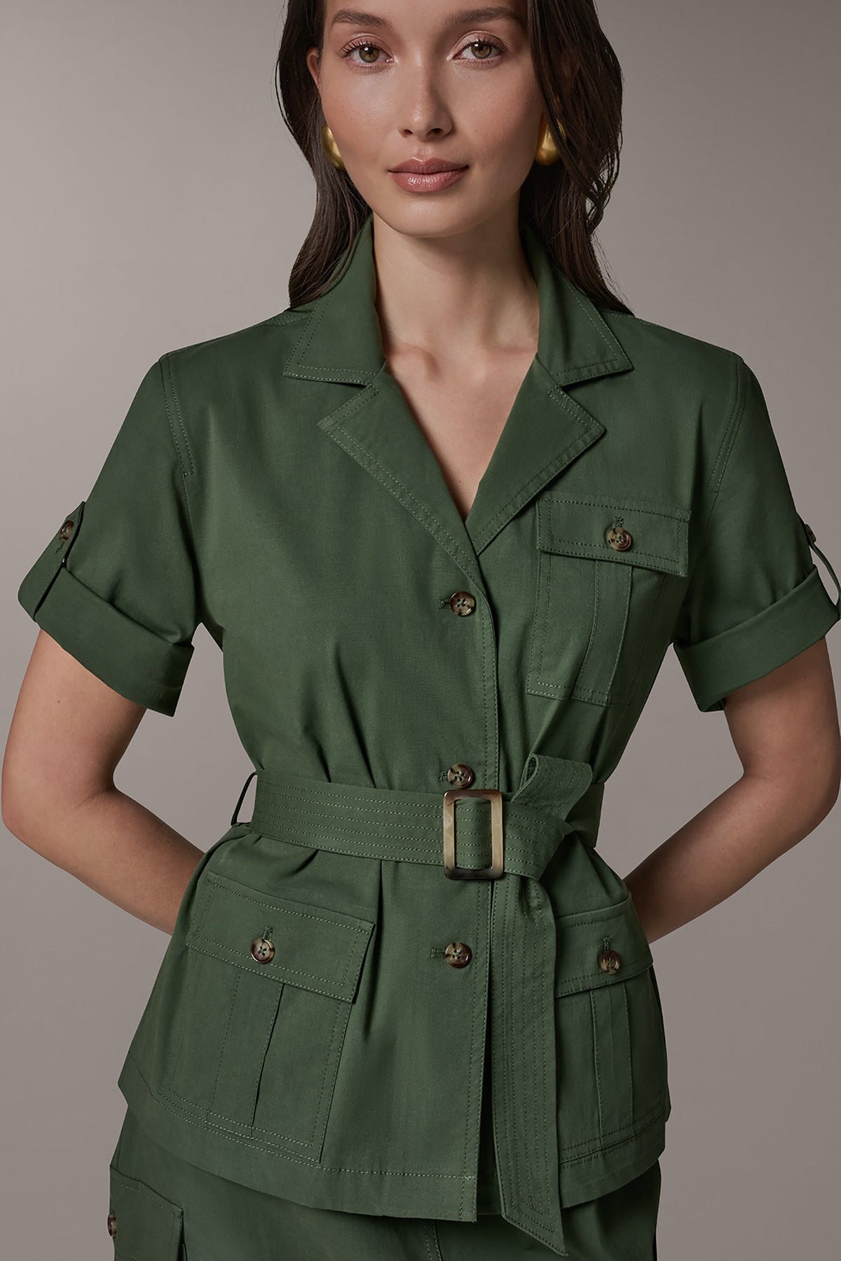 SHORT SLEEVE SAFARI JACKET