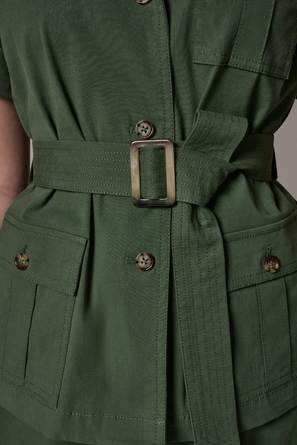 SHORT SLEEVE SAFARI JACKET