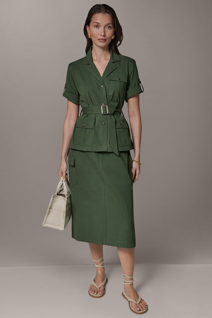 SHORT SLEEVE SAFARI JACKET