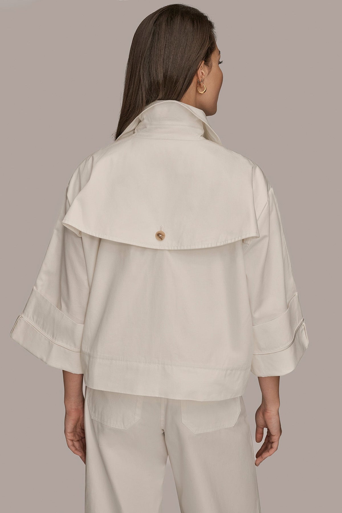 3/4-SLEEVE SWING JACKET