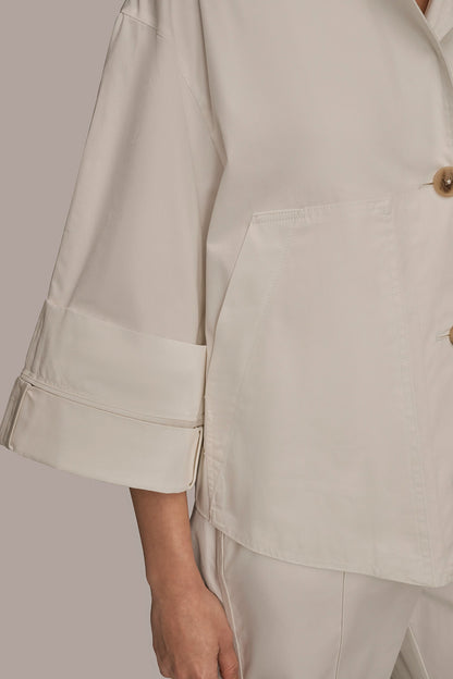 3/4-SLEEVE SWING JACKET