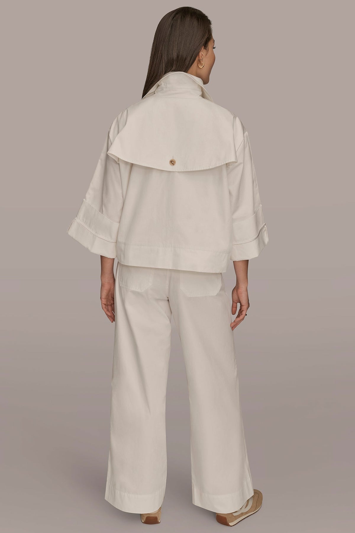 3/4-SLEEVE SWING JACKET