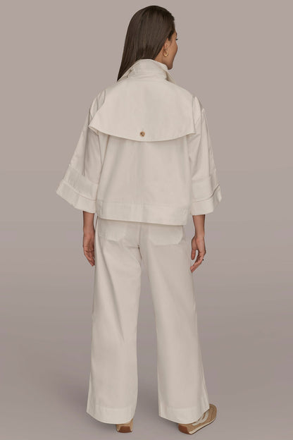 3/4-SLEEVE SWING JACKET