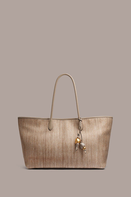 WEEKEND MEDIUM RAFFIA TOTE