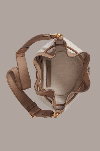 WEEKEND CANVAS BUCKET BAG