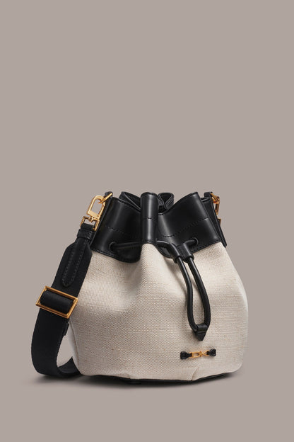 WEEKEND CANVAS BUCKET BAG