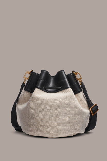 WEEKEND CANVAS BUCKET BAG