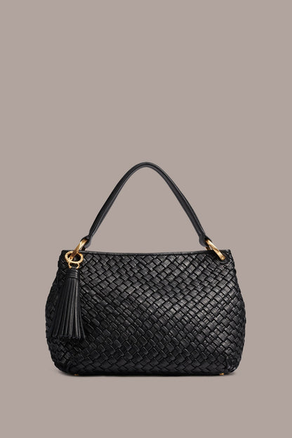 GLENWOOD WOVEN SHOULDER BAG