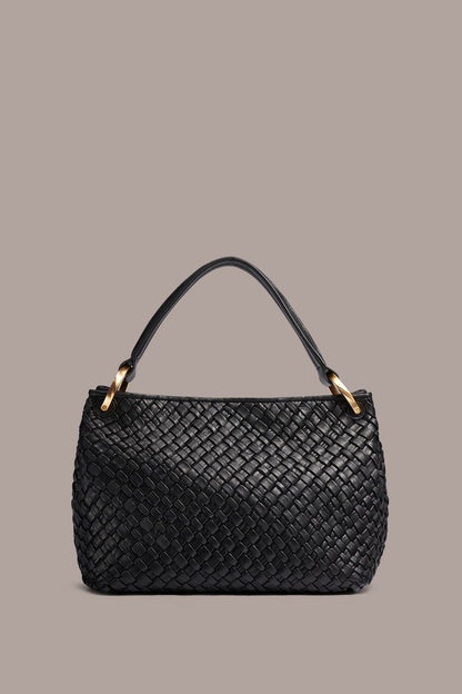 GLENWOOD WOVEN SHOULDER BAG