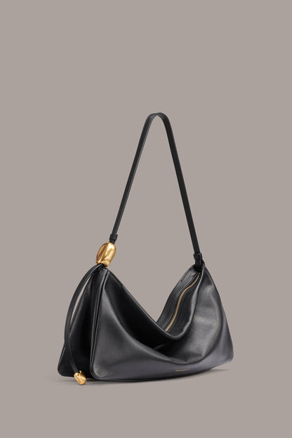 VELVET LARGE SHOULDER BAG