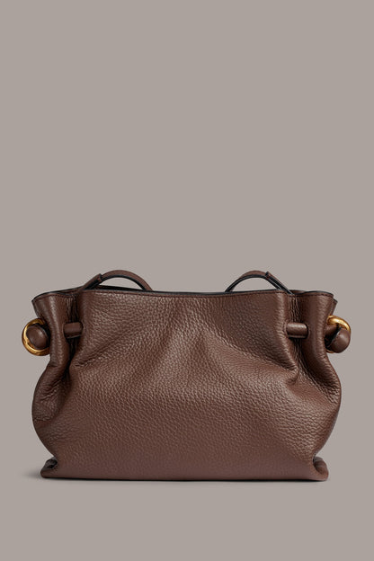 CASHMERE LEATHER CROSSBODY BAG