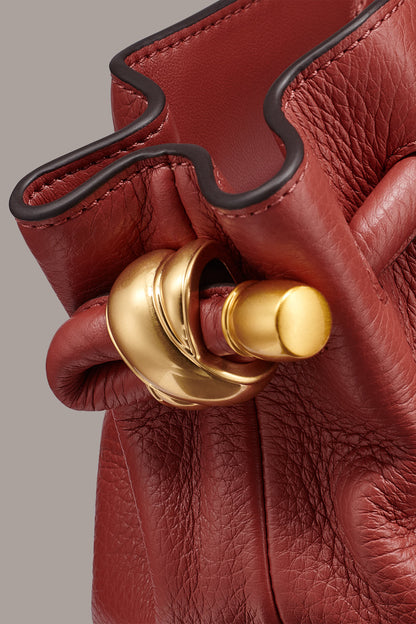 CASHMERE LEATHER CROSSBODY BAG