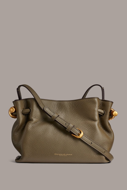 CASHMERE LEATHER CROSSBODY BAG