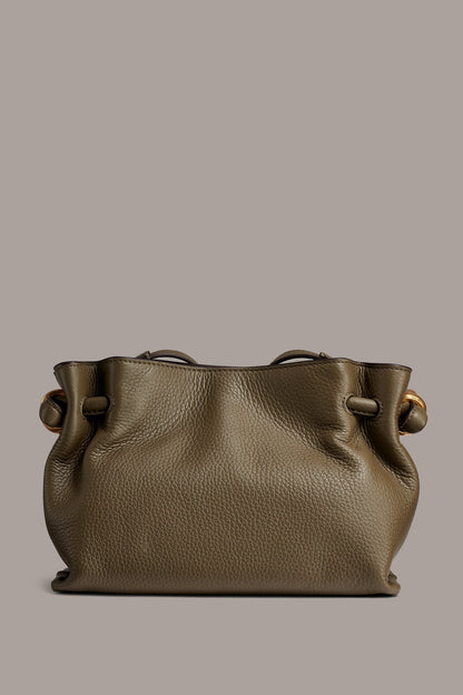 CASHMERE LEATHER CROSSBODY BAG