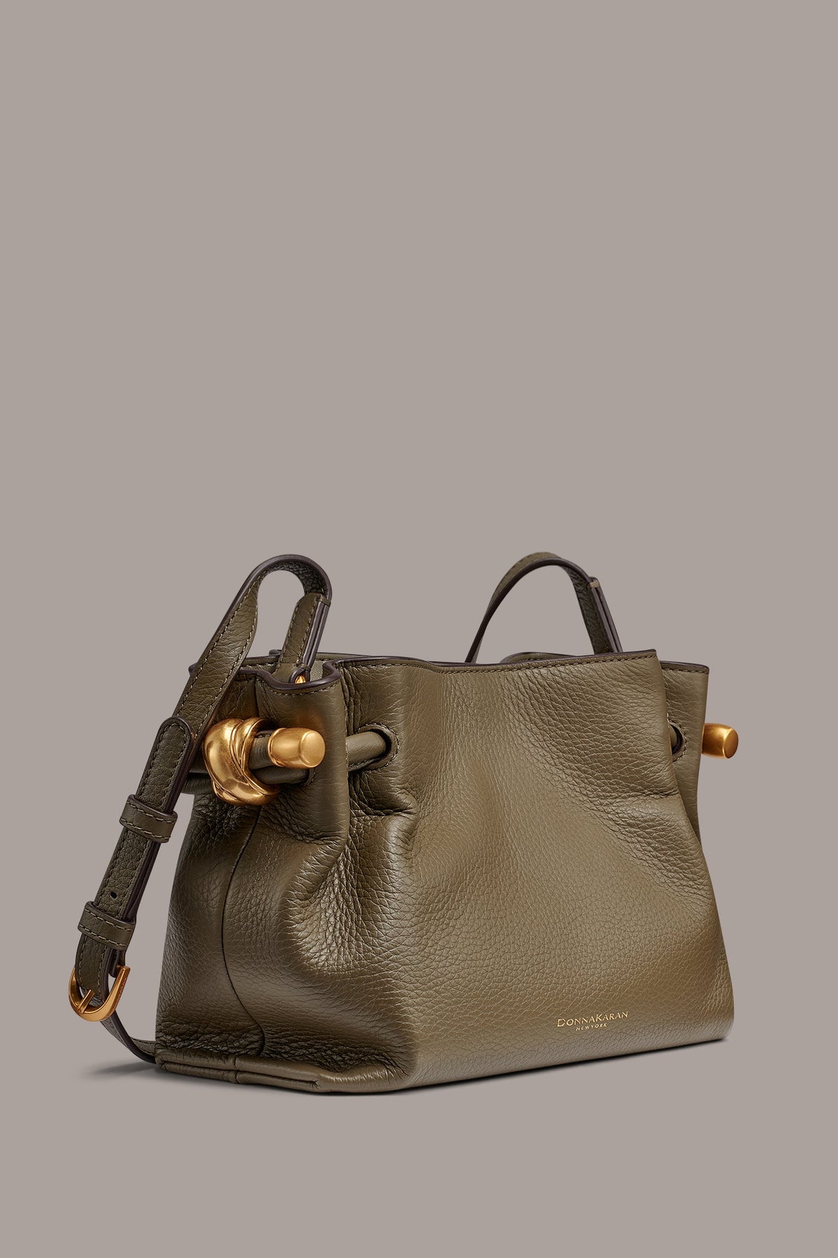 CASHMERE LEATHER CROSSBODY BAG