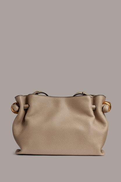 CASHMERE LEATHER CROSSBODY BAG