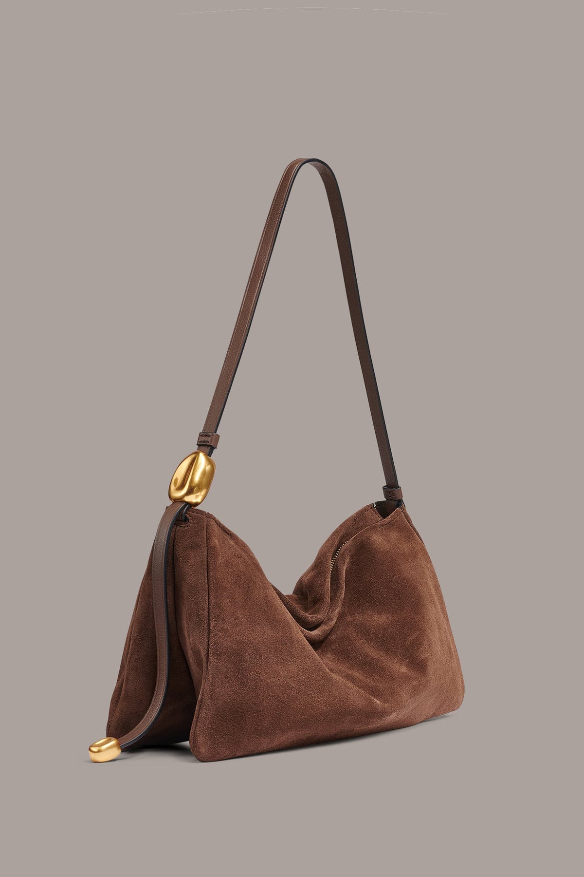VELVET LARGE SHOULDER BAG