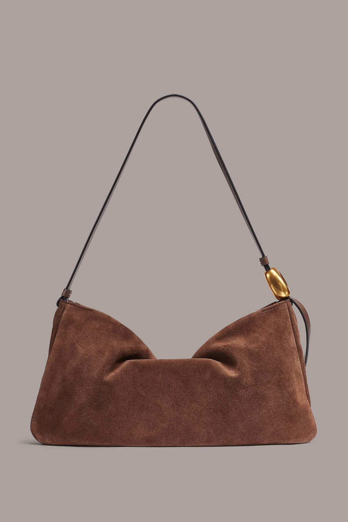 VELVET LARGE SHOULDER BAG