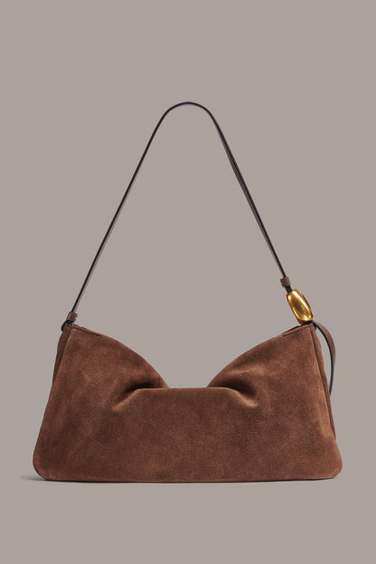 VELVET LARGE SHOULDER BAG
