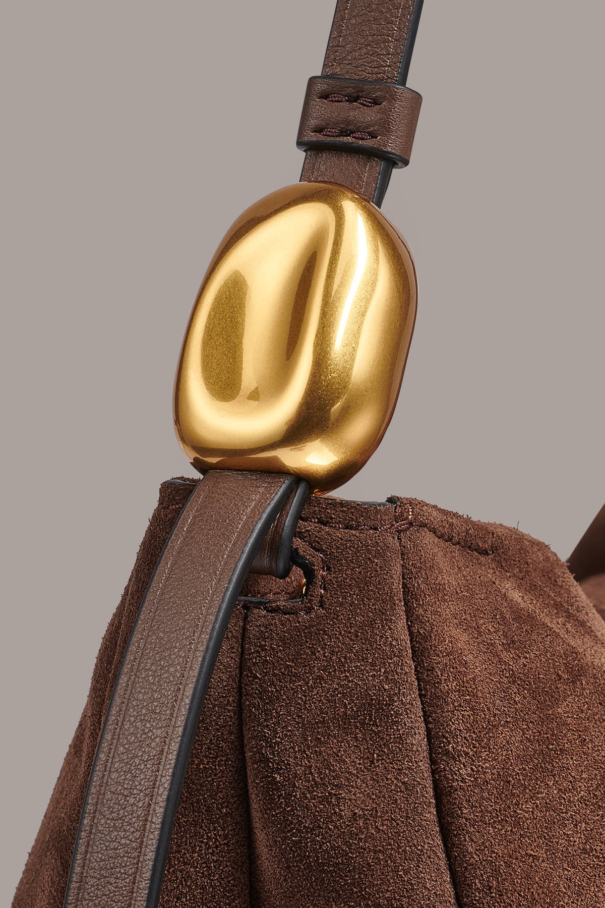 VELVET LARGE SHOULDER BAG