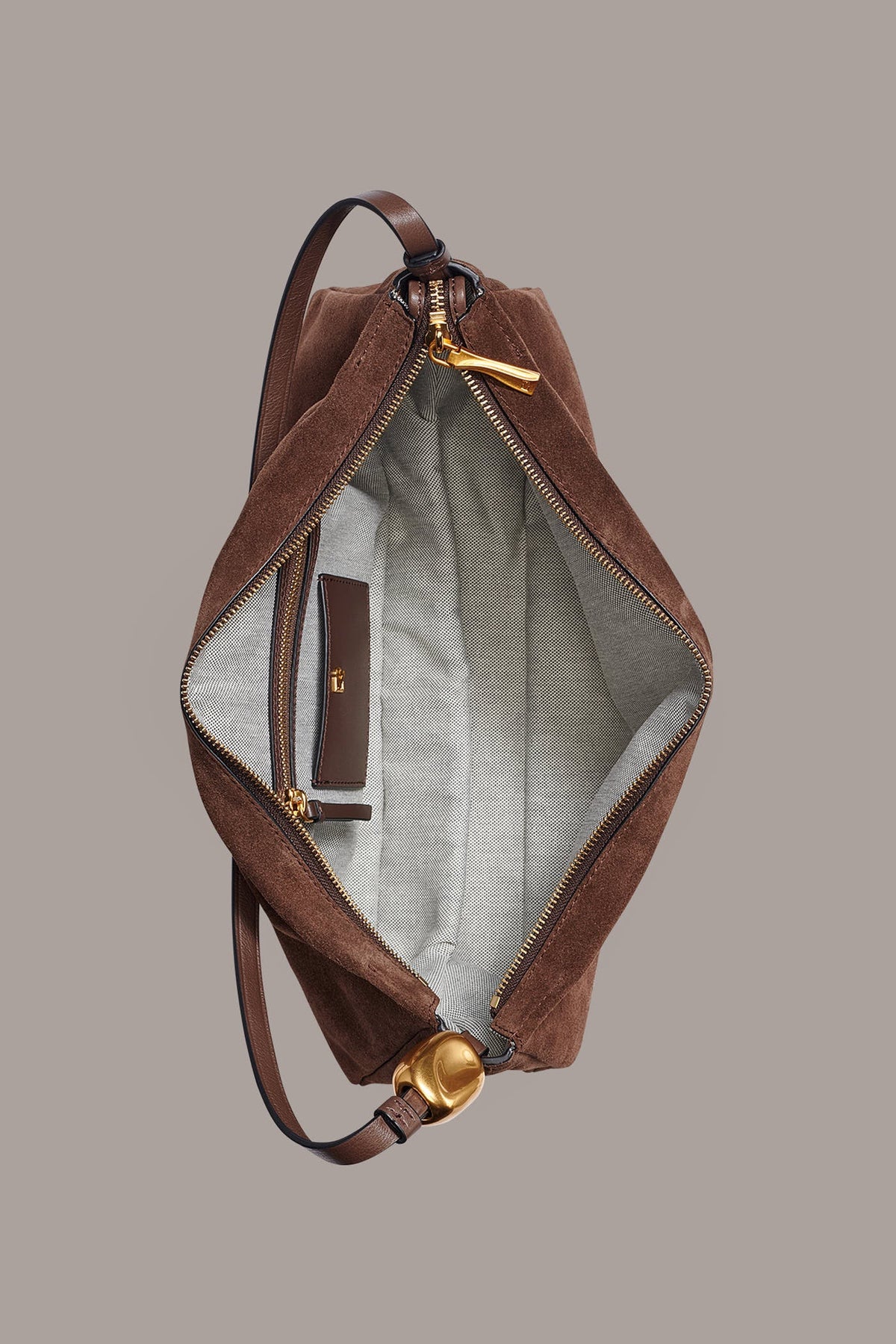 VELVET LARGE SHOULDER BAG