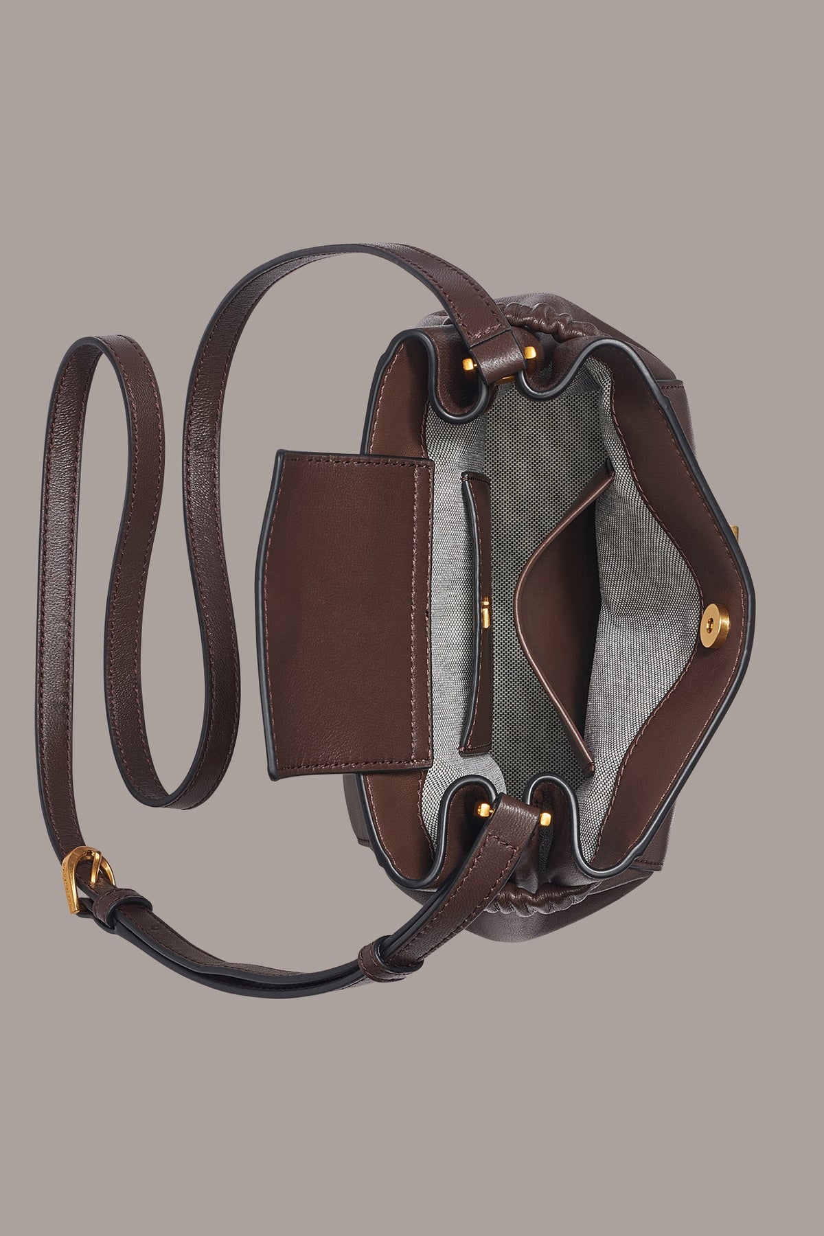 GINGHAM LOGO CROSSBODY
