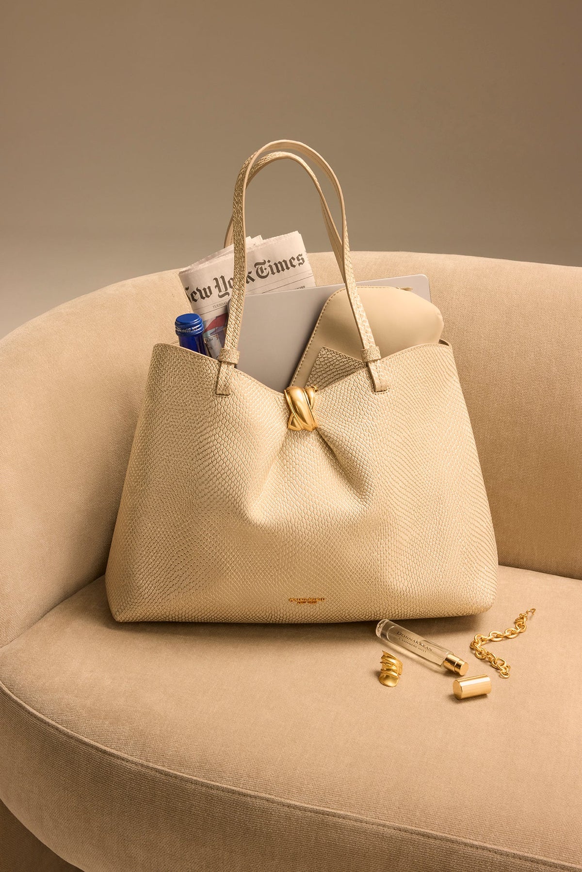 CAMBRIC SNAKE TOTE