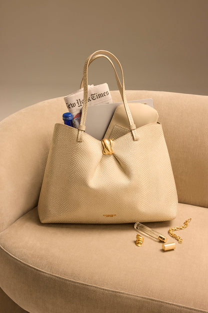CAMBRIC SNAKE TOTE