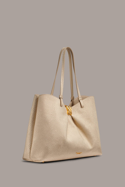 CAMBRIC SNAKE TOTE