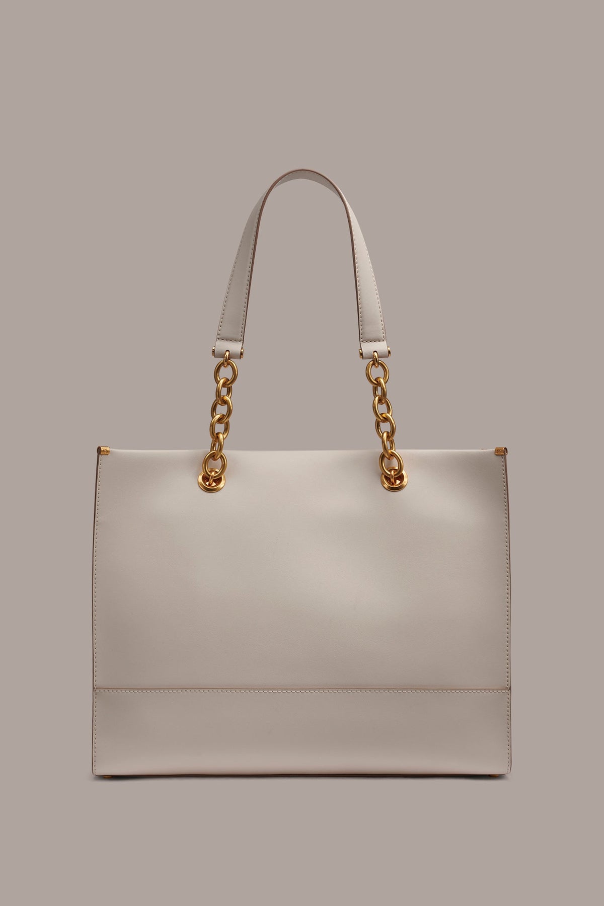 MERINO LEATHER LOGO TOTE