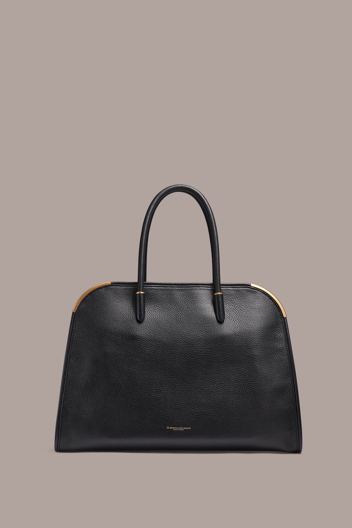 SATIN LEATHER TOTE