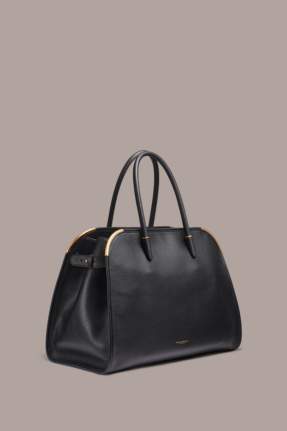 SATIN LEATHER TOTE