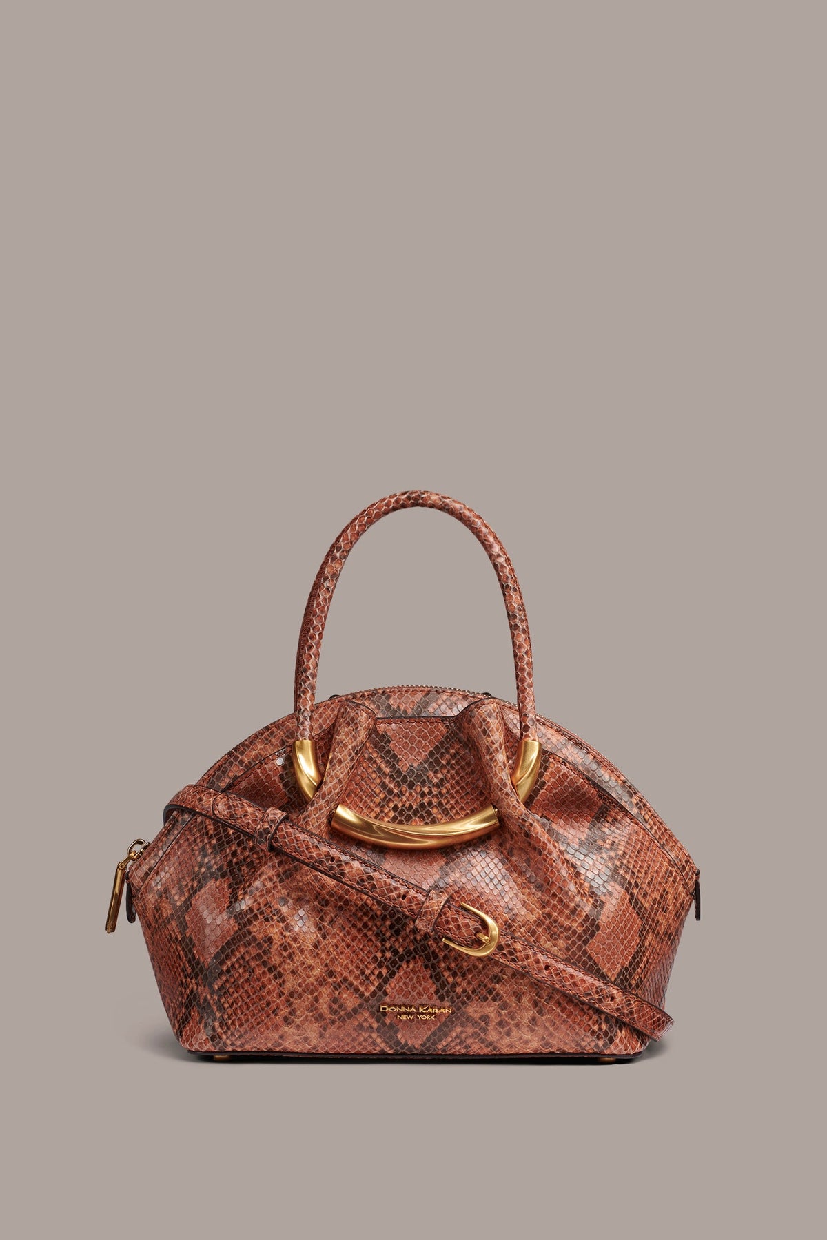 OXFORD SNAKE-EFFECT LEATHER CROSSBODY BAG