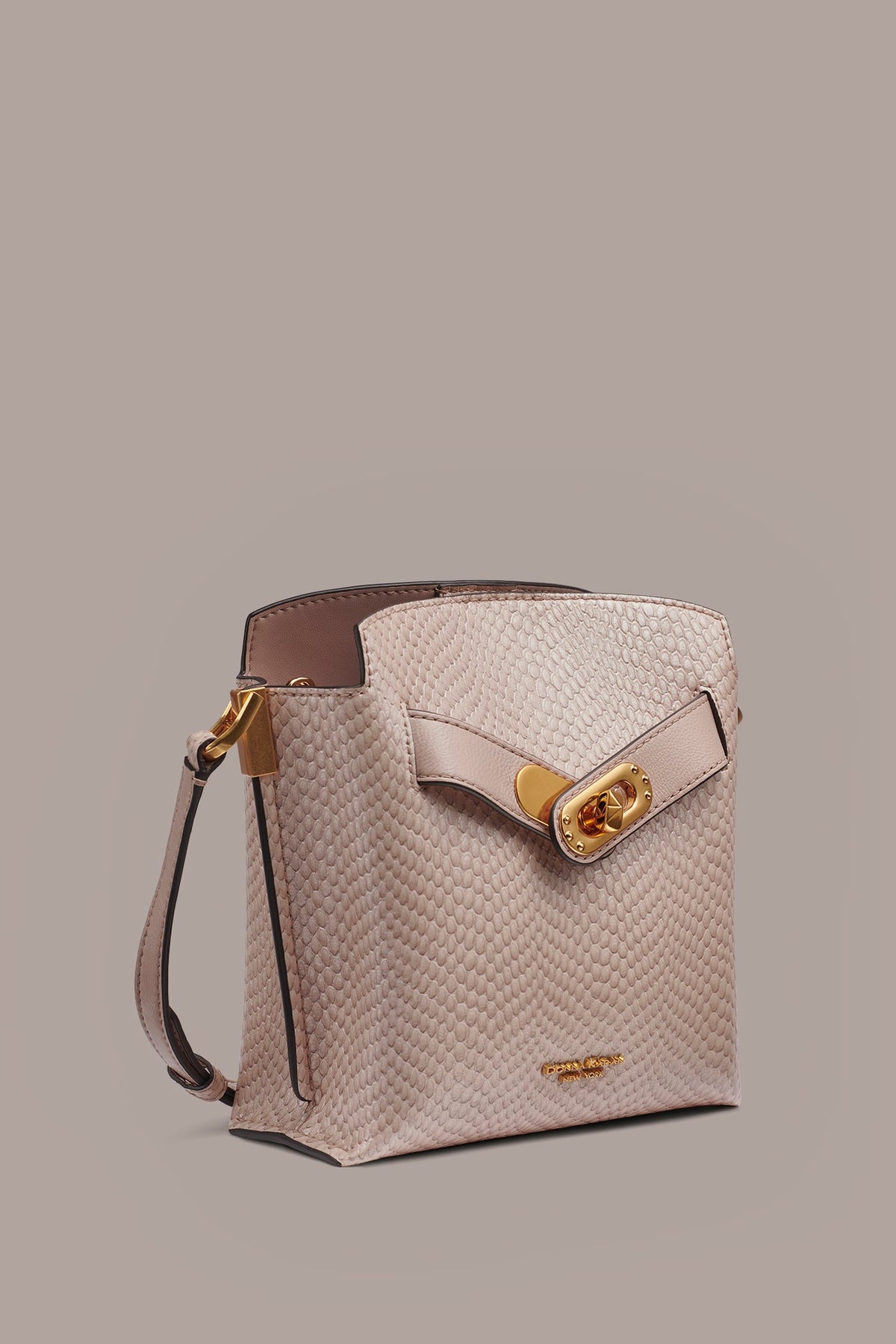 BRIDGEHAMPTON SNAKE-EFFECT LEATHER CROSSBODY BAG