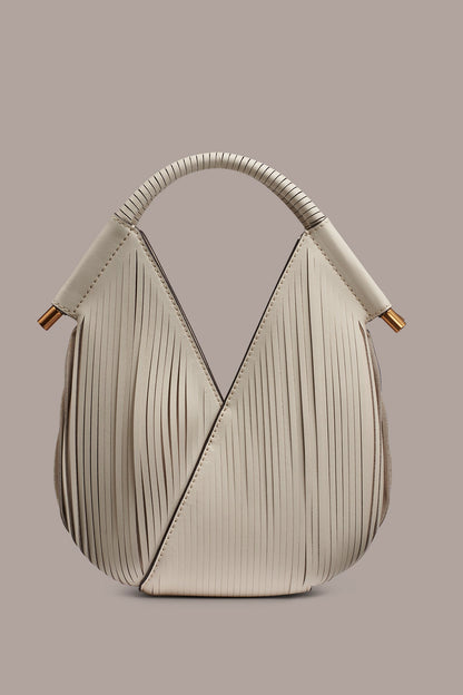 BALDWIN FLORAL LASER-CUT LEATHER MICRO CROSSBODY