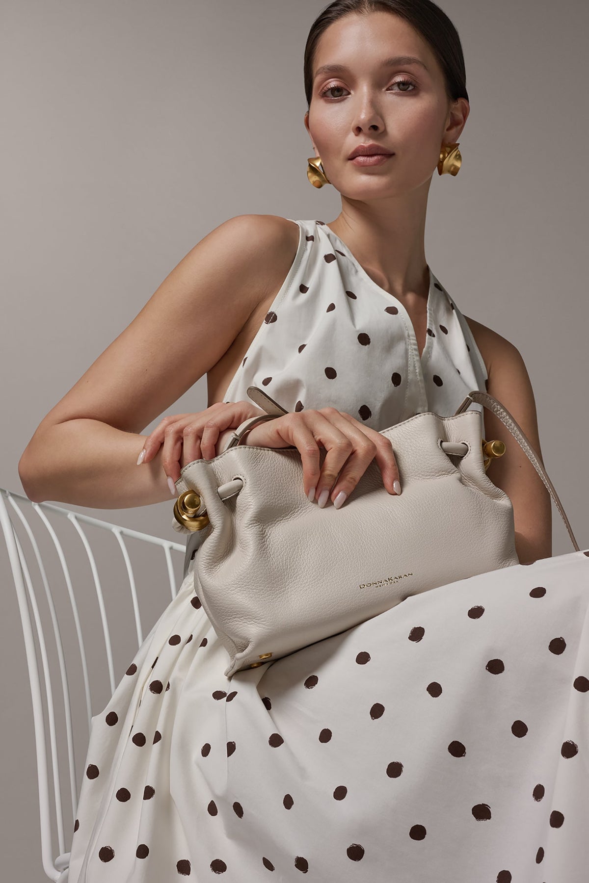 CASHMERE LEATHER CROSSBODY BAG