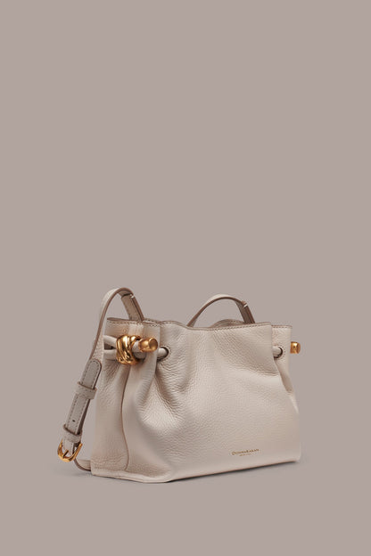 CASHMERE LEATHER CROSSBODY BAG