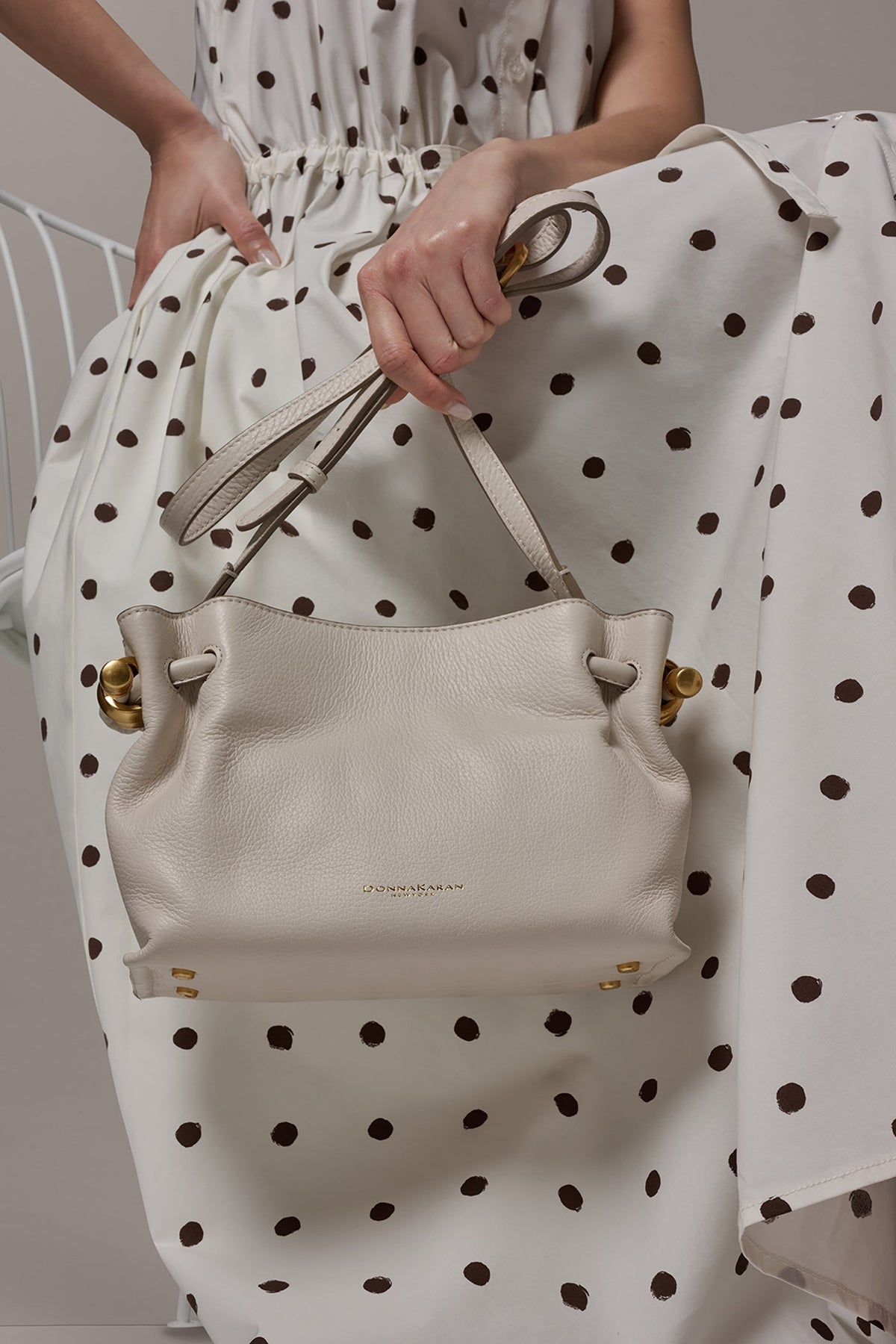 CASHMERE LEATHER CROSSBODY BAG