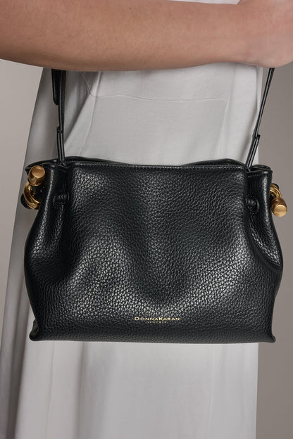 CASHMERE LEATHER CROSSBODY BAG