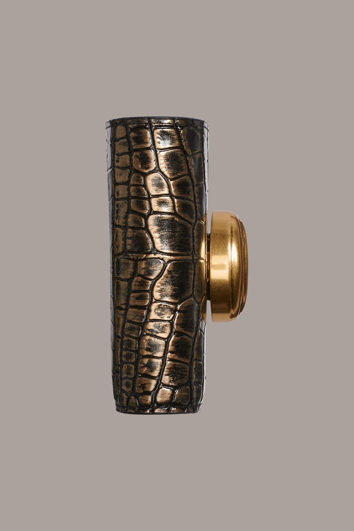 VALLEY STREAM METALLIC CROC-EFFECT SMALL WALLET