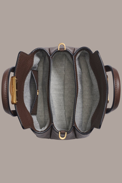 AMAGANSETT LEATHER MINI SATCHEL BAG