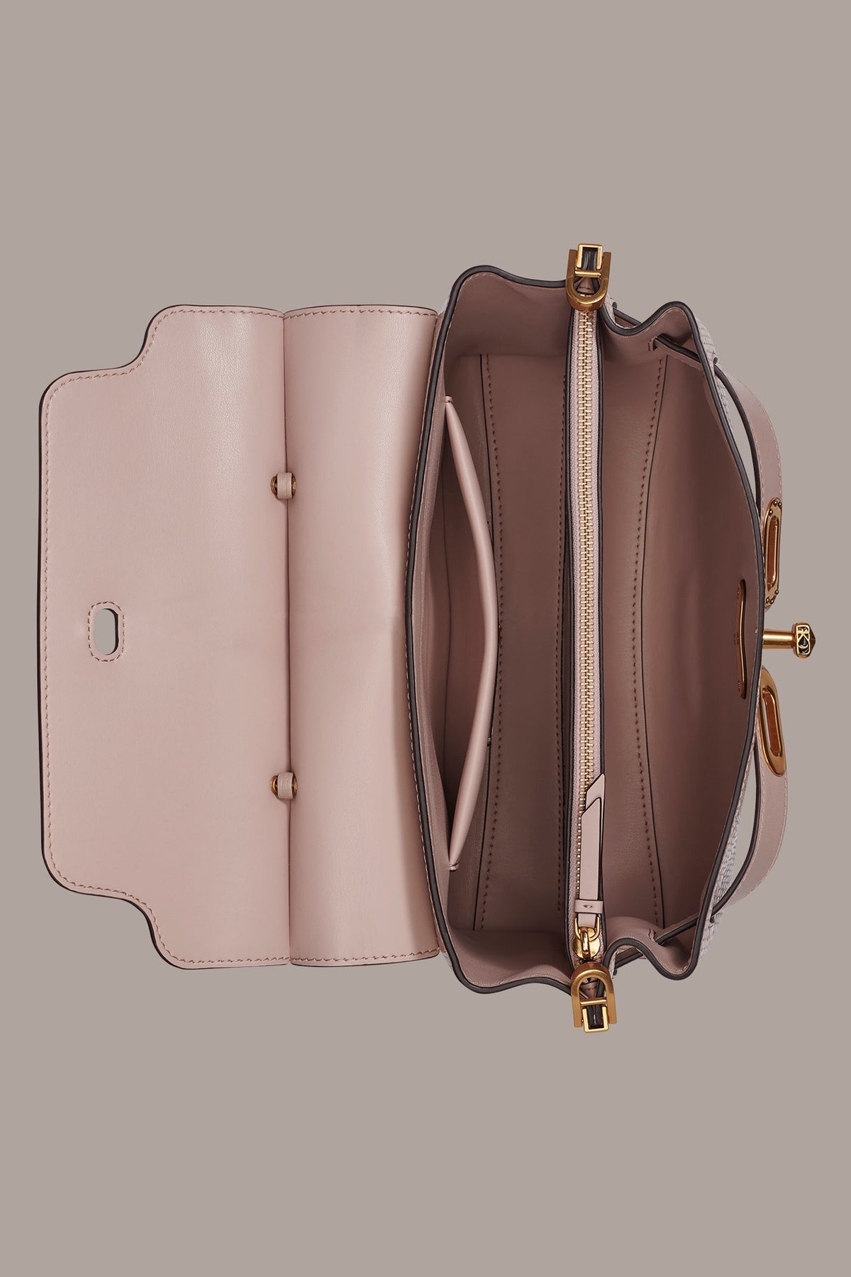 BRIDGEHAMPTON SNAKE-EFFECT LEATHER SATCHEL BAG