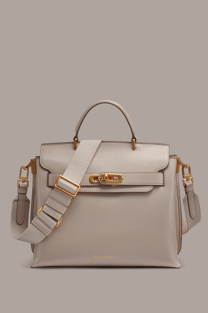 BRIDGEHAMPTON LEATHER SATCHEL BAG