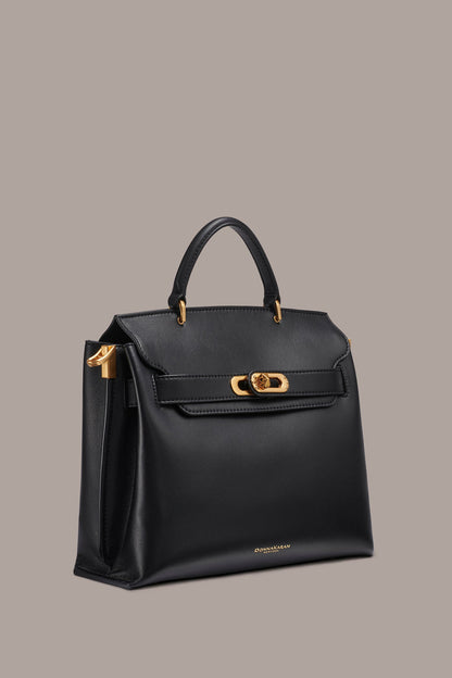 BRIDGEHAMPTON LEATHER SATCHEL BAG