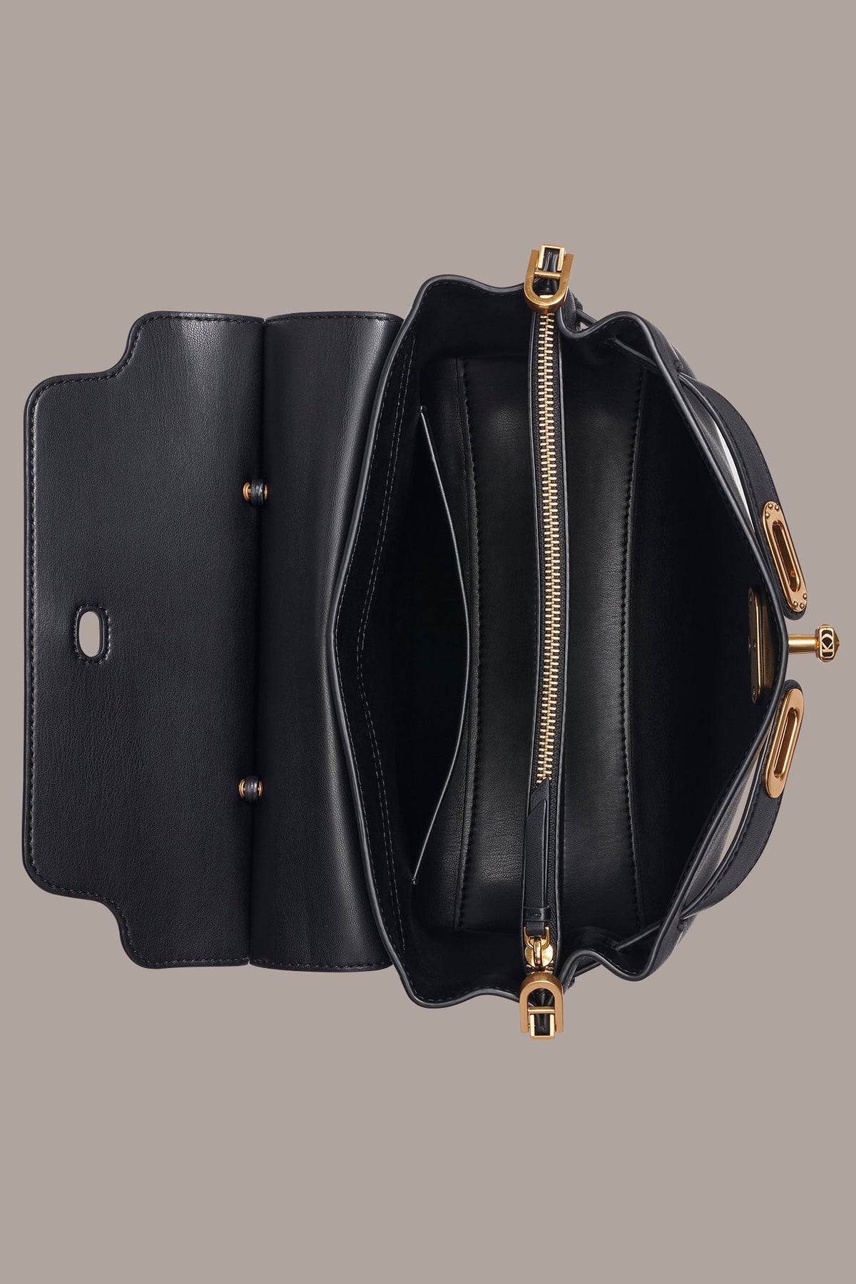 BRIDGEHAMPTON LEATHER SATCHEL BAG