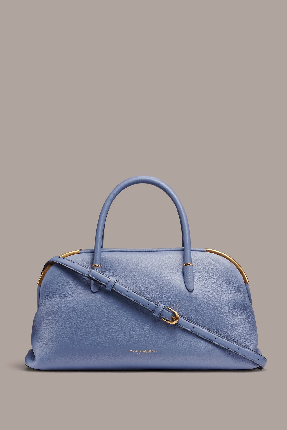 SATIN LEATHER SATCHEL